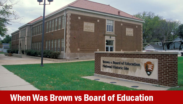 When Was Brown vs Board of Education of Topeka a Supreme Court Decision?