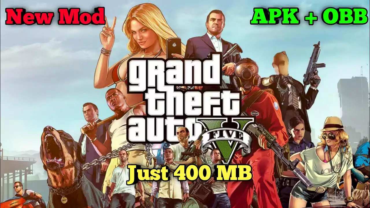 GTA 5 Android Apk + Data Download 400MB