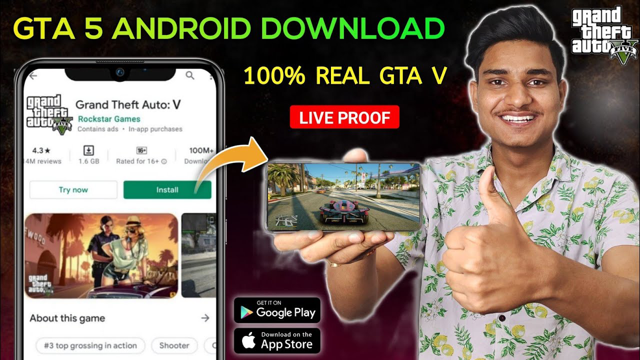 GTA 5 Android zip Free Download 2022